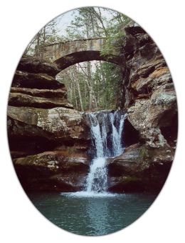 Old Man's Cave State Park is within a short drive to Hocking Country Vista Cabins 