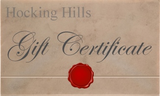 Hocking Hills gift Certificate