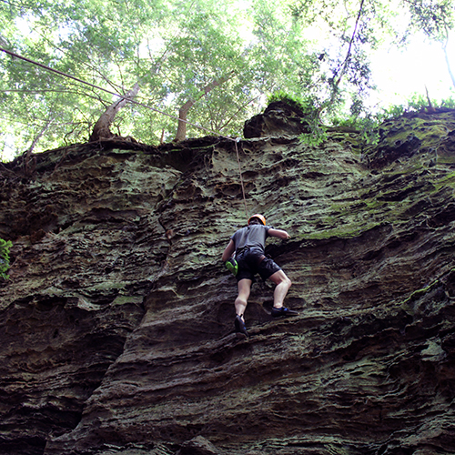 Hocking hills rocking climbing