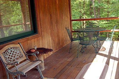 Paradise Cabin porch
