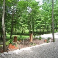 The treehouse driveway